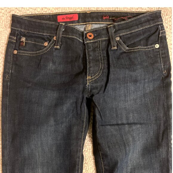 AG Adriano Goldschmied The Angel Bootcut Dark Wash Women's Denim Jeans Size 26R - Picture 8 of 11